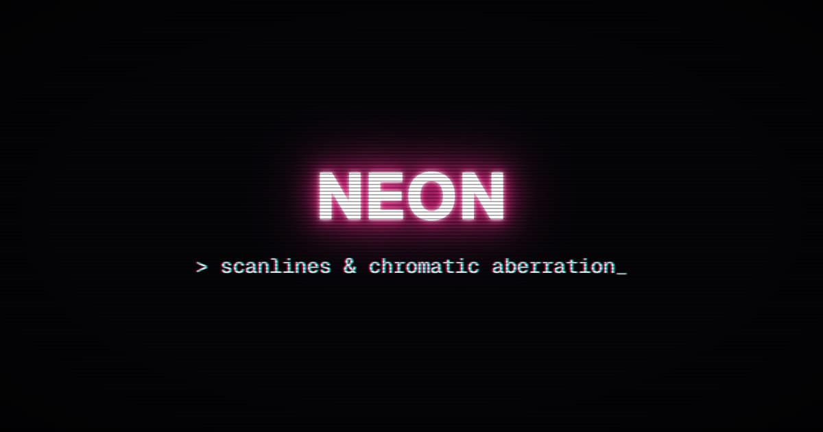 Neon CRT